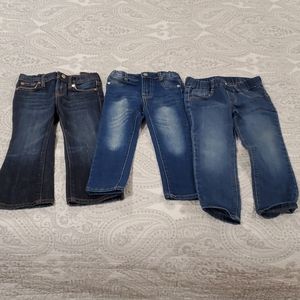 6 pairs denim girls 3T
